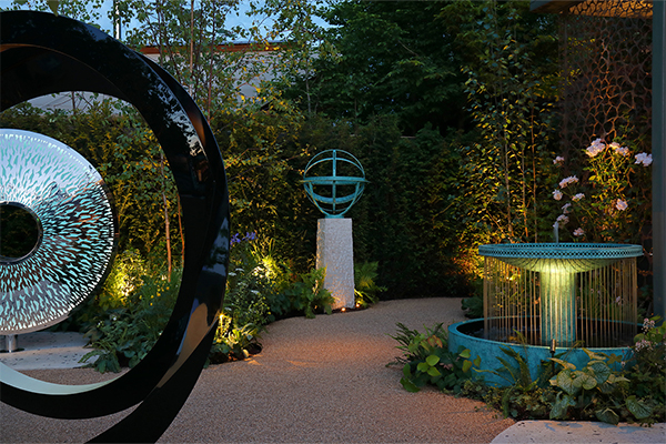 David Harber sculptures lit by John Cullen Lighting 