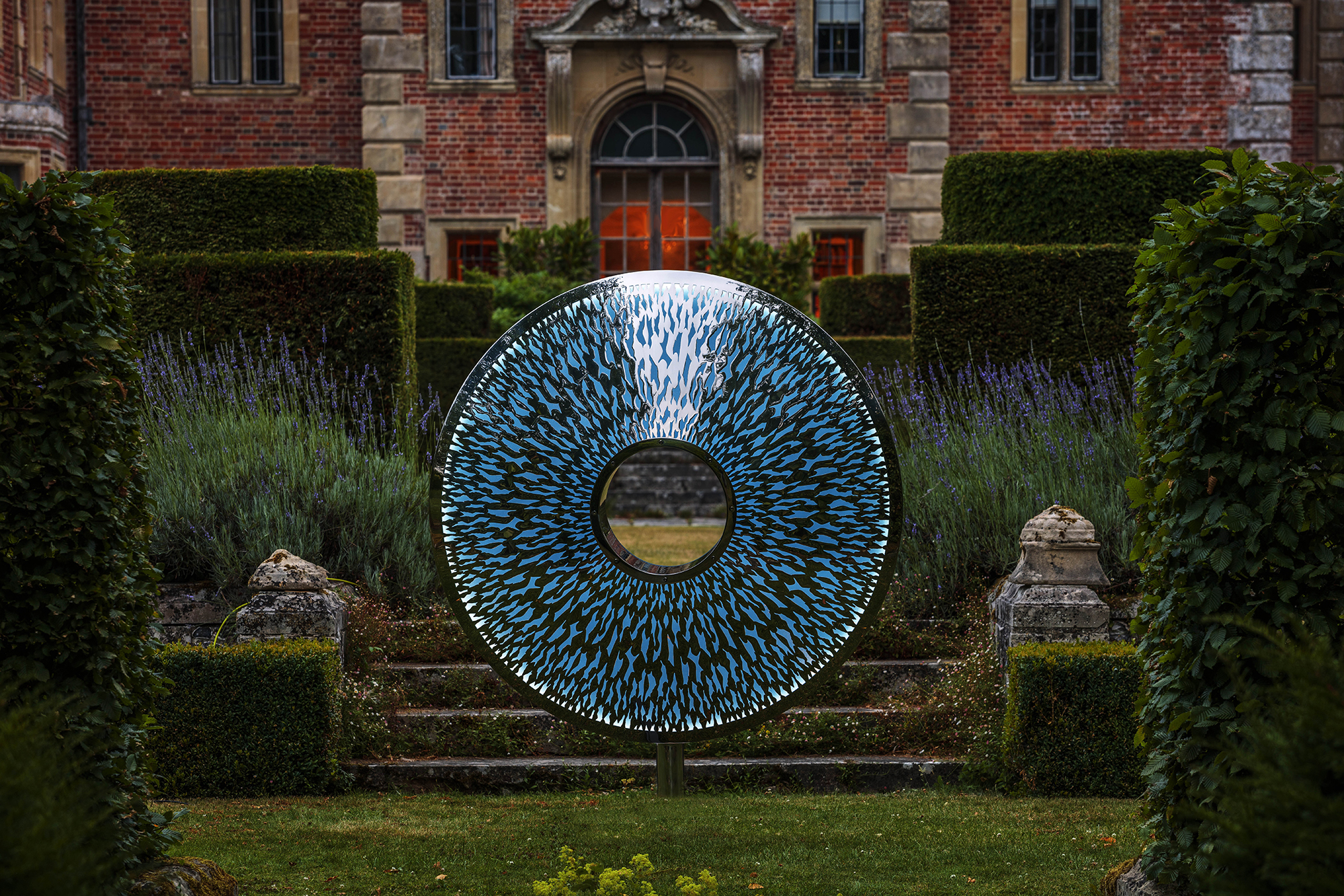 David harber's Iris Torus lit by john cullen lighting