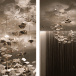 Sand and Sea chandelier by Haberdashery at the John Cullen Showroom Dubai