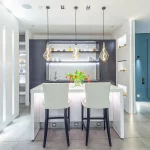 lighting demonstration in the john cullen showroom kitchen