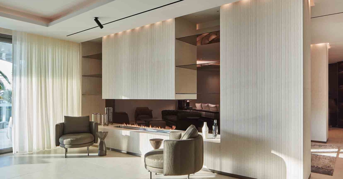 SOPHISTICATED LIGHTING DESIGN FOR DUBAI APARTMENT - John Cullen Lighting - High-Value Textured Apartment Custom Lighting