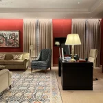 private executive office with conservative decoration and lighting