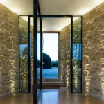 UPLIT TEXTURE TO CREATE A DRAMATIC ENTRANCE