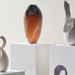 Vases and ornaments from Curio on display for Autumn Design Trail