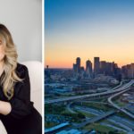 John Cullen lighting design service launches in Dallas. Design Director Rebecca Nambiar and image of Dallas skyline