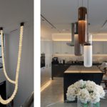 Halti and Pill pendants by Cameron Design House at the John Cullen Showroom Dubai
